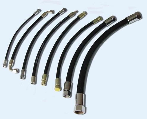 1/2 Inch High Pressure Hydraulic Hose With Synthetic Rubber Outer Tube