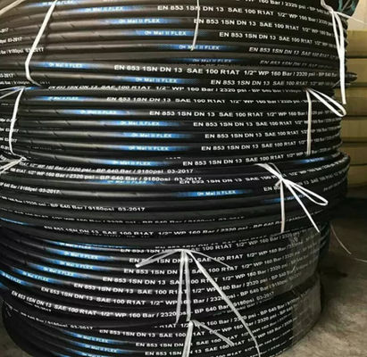 Winding Rubber High Pressure Hydraulic Hose Excavator Steel Wire Braided Hydraulic Hose