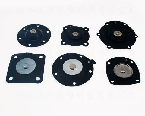 Black Valve Actuator Diaphragm With Pressure Range 0.1 - 2.5MPa