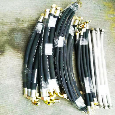 Custom Lengths High Pressure Hydraulic Hose with Nitrile Inner Tube Material and Crimp Or Reusable Fittings