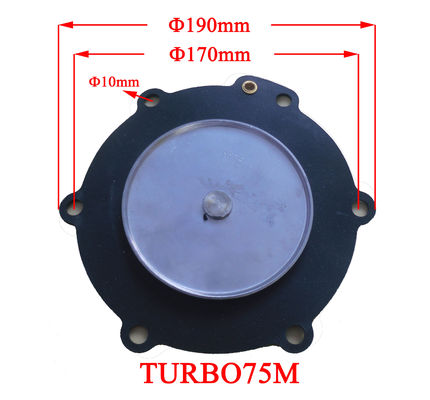 HN-TURBO-75M Rubber Diaphragm Seals for Bag Dust Collector NR NBR CR FR PTFE EPDM