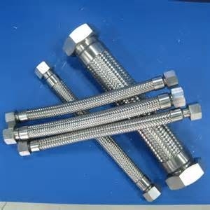 PTFE  धातु स्टेनलेस स्टील लचीली नली शॉक अवशोषित नली