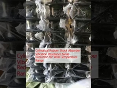 बेलनाकार रबर सदमे अवशोषक कंपन प्रतिरोध व्यापक तापमान सीमा के लिए शोर में कमी